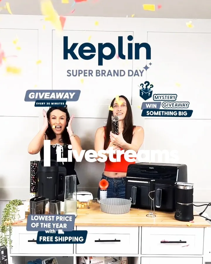 Confetti drop as a Keplin Super Brand Day hits its target on air