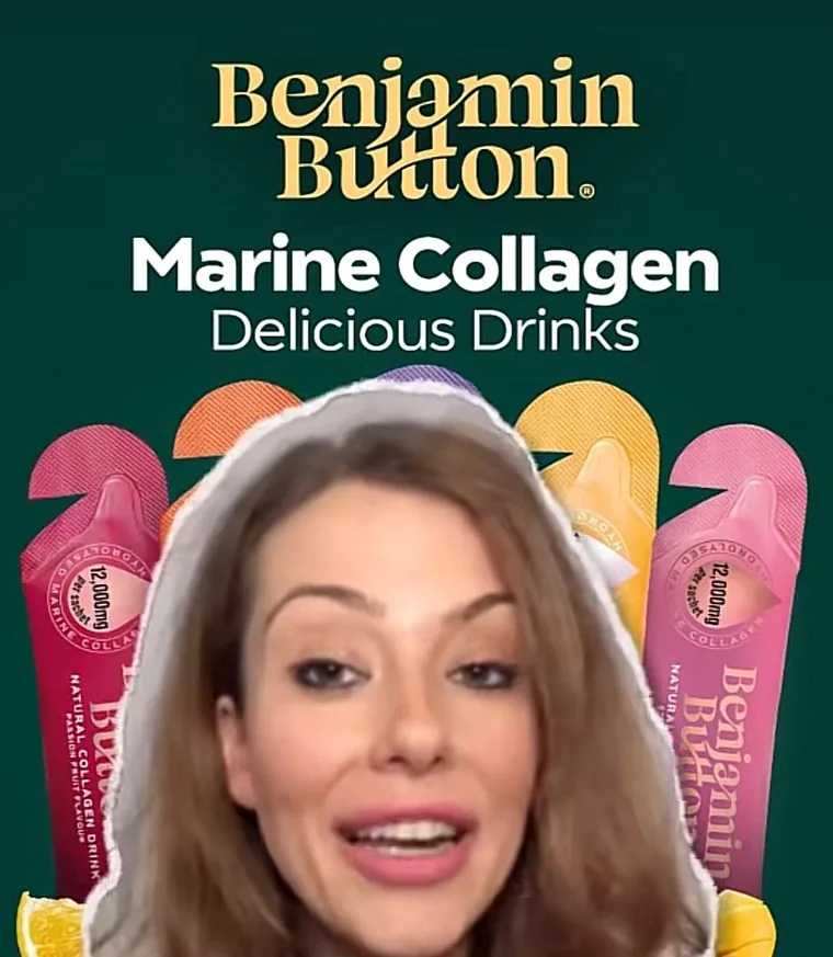 Benjamin Button Marine Collagen creative built for paid amplification